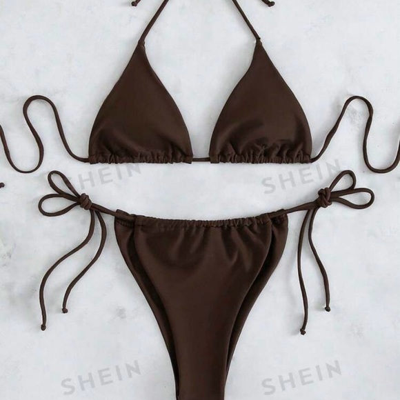 brown string bikini - Picture 2 of 6